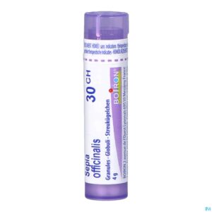 Packshot Sepia Officinalis 30ch Gr 4g Boiron