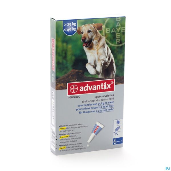 Packshot Advantix 400/2000 Honden 25