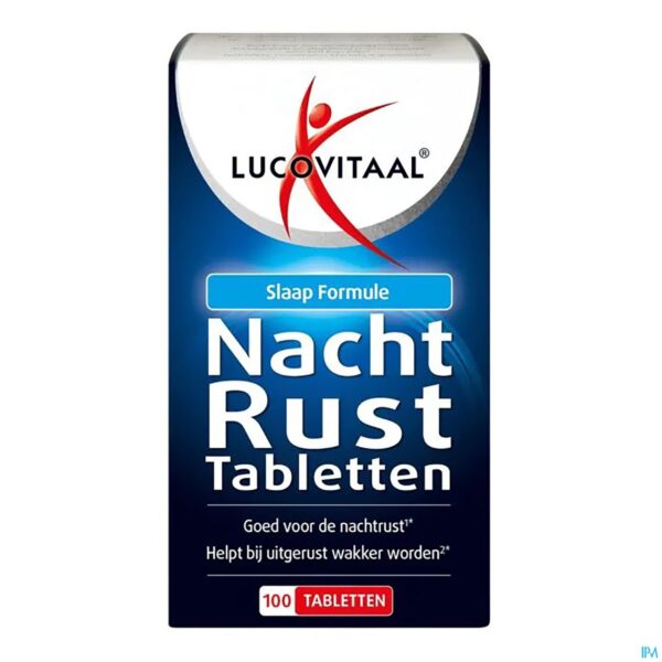 Packshot Lucovitaal Nachtrust Tabl 100 Packshot Lucovitaal Nachtrust Tabl 100