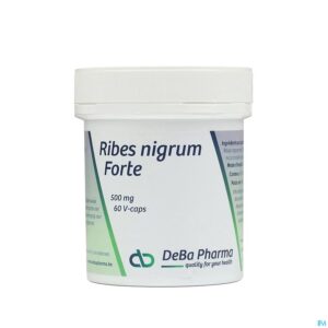 Packshot Ribes Nigrum V-caps 60 Deba