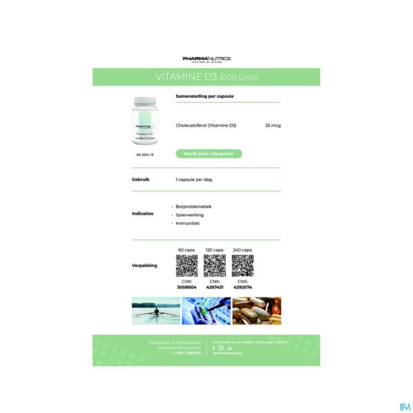 Lifestyle_image Vit D3 Caps 60 Pharmanutrics
