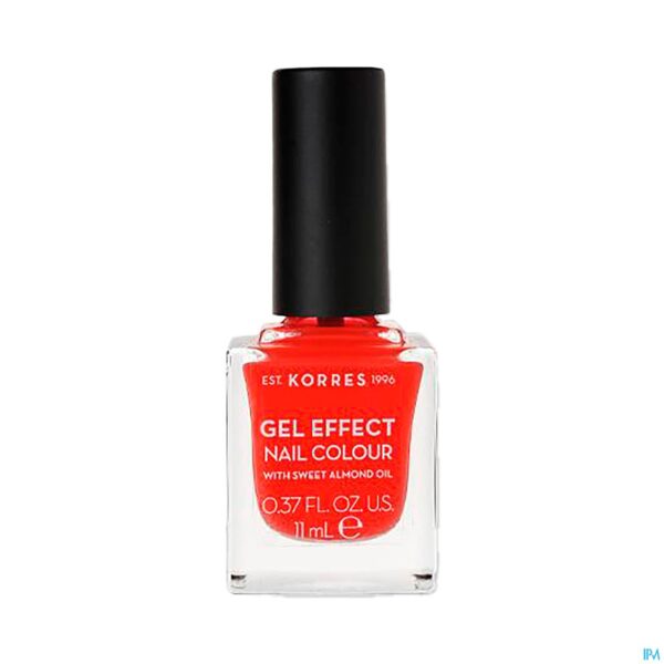 Packshot Korres Km Gel Effect Nail 45 Coral 11ml