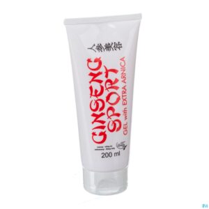 Packshot Jia-wei-ginseng Sportgel + Extra Arnica Tube 200ml