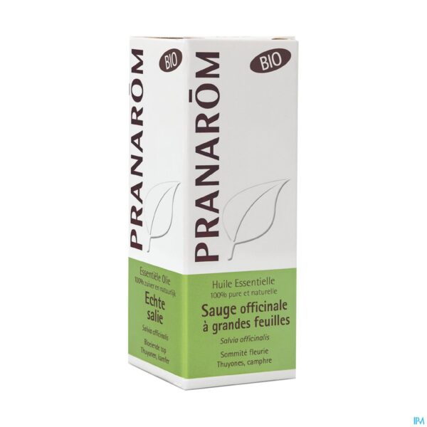 Packshot Pranarom Eo Salie Officinal Bio 10ml
