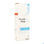 Packshot Minoxidil Biorga 2% Opl Cutaan Koffer Fl 1x60ml