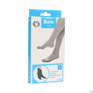 Packshot Bota Soft 1 Extra Fijn Zwart 35-38