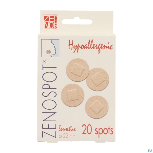 Packshot Zenospot 22mm 20 Sensitive Pleister