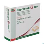 Packshot Suprasorb P Schuimverb Pu Wcl 7,5x 7,5cm 10 20416