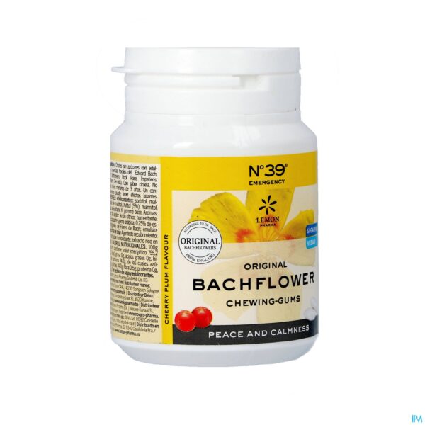Packshot Bachbloesem Kauwgom N°39 Noodgevallen 40st