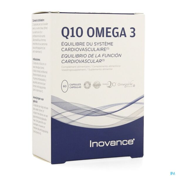 Packshot Inovance Q10 Omega 3 Caps 60