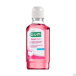Packshot Gum Sensivital + Mondwater Fluoride 300ml 6081
