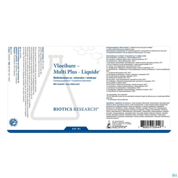 Lifestyle_image Multi Plus Liquide Biotics 480ml