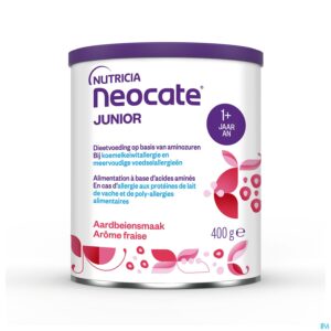 Packshot Neocate Junior Aardbei 400g