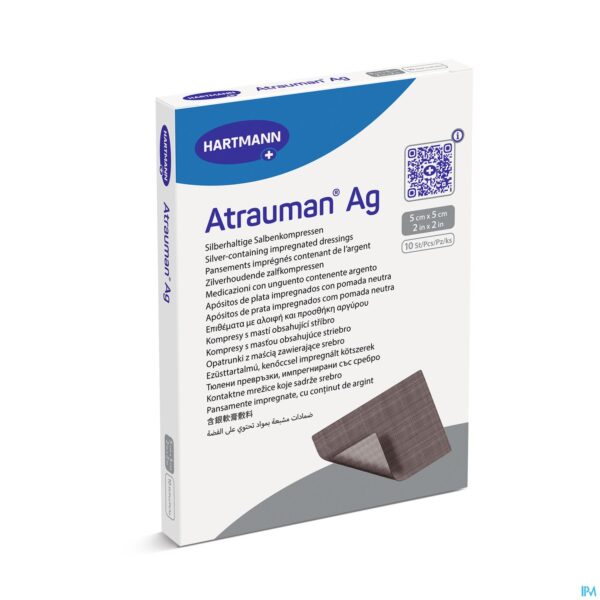 Packshot Atrauman Ag 5x5cm St. 10 P/s