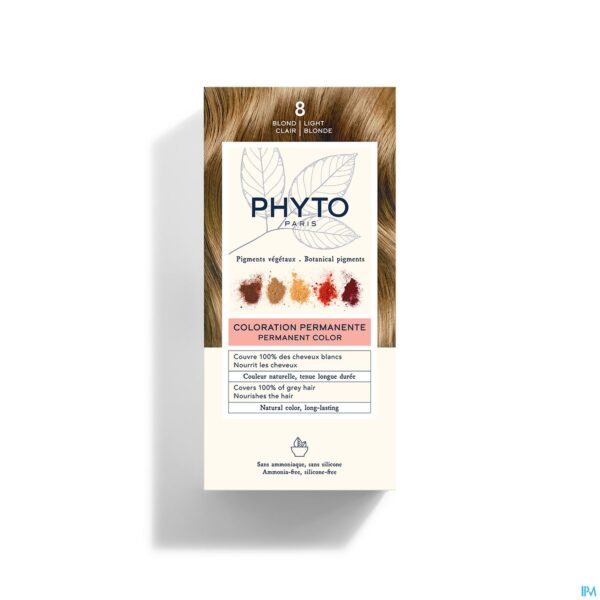 Packshot Phytocolor 8 Blond Clair