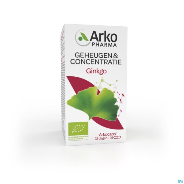 Packshot Arkocaps Ginkgo Bio Caps 45