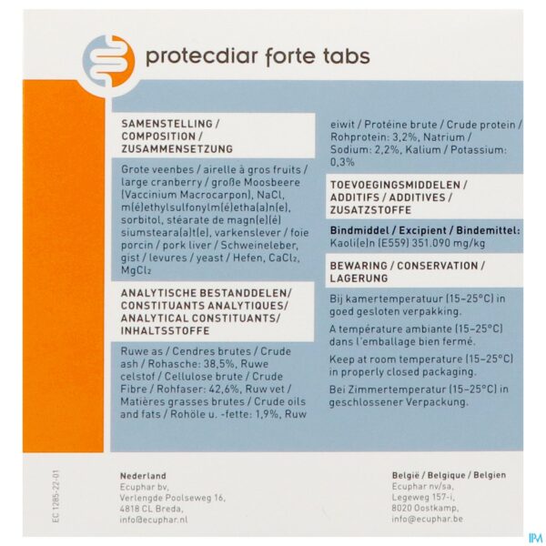 Packshot Protecdiar Forte Hond Tabl 96