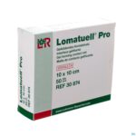 Packshot Lomatuell Pro Kompres Ster 10x10cm 50 30874
