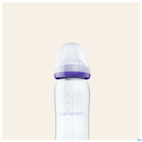 Lifestyle_image Lansinoh Zuigfles Glas + Speen 240ml 4