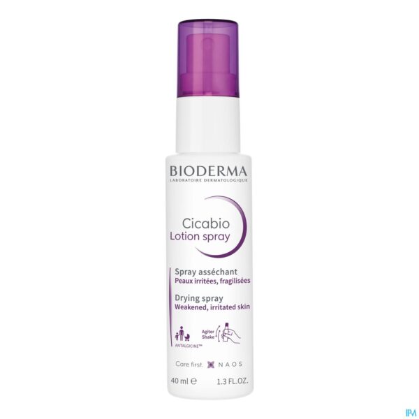 Productshot Bioderma Cicabio Lotion Herstellende Spray 40ml