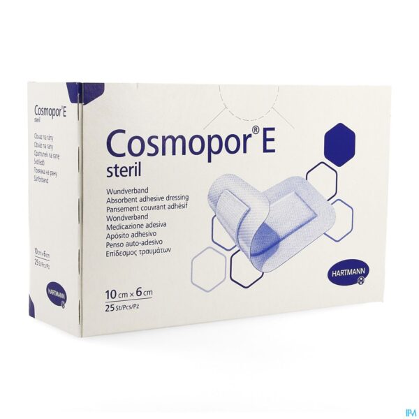 Packshot Cosmopor E Latexfree 10x6cm 25 P/s