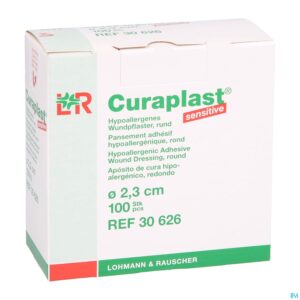 Packshot Curaplast Sensitiv Rond Diam.2,3cm Spot 100 400432
