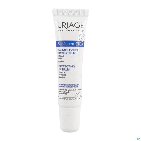 Productshot Uriage Bariederm Lippenbalsem Tube 15ml