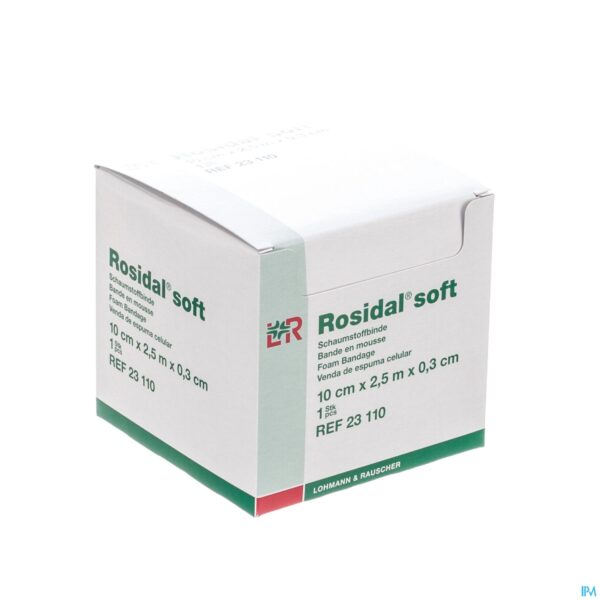 Packshot Rosidal Soft Schuimband 10x0,3cmx2,5m Indiv.23110