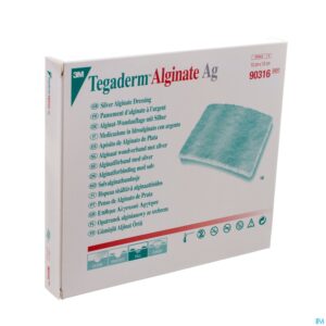 Packshot Tegaderm Alginate Ag 15cmx15cm 10 90316