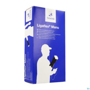 Packshot Thuasne Ligaflex Manu Pols Links Zwart T3