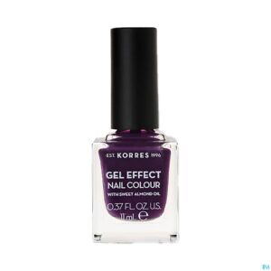Packshot Korres Km Gel Effect Nail 75 Violet Garden 11ml