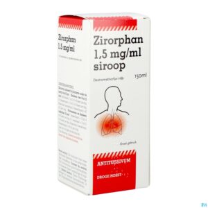 Packshot Zirorphan 7,5mg/5ml Sir 150ml