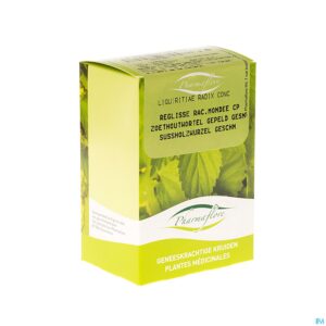 Packshot Zoethoutwortel Gepeld Doos 100g Fag