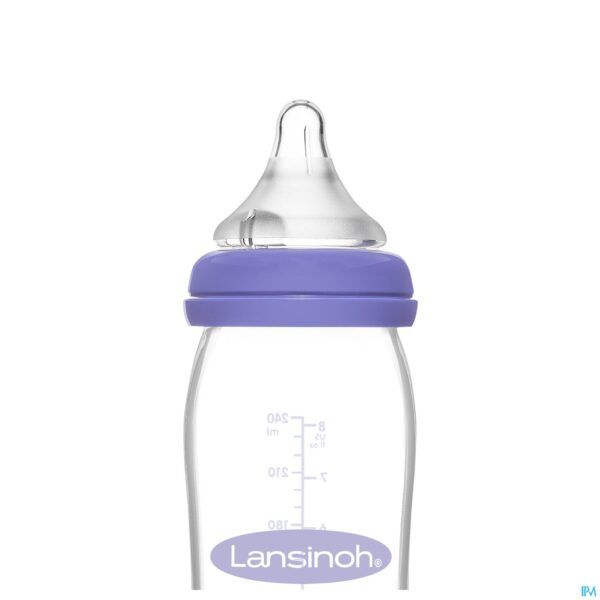 Productshot Lansinoh Zuigfles Glas + Speen 240ml 4