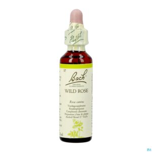 Packshot Bach Flower Remedie 37 Wild Rose 20ml