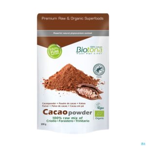 Packshot Biotona Cacao Raw Powder 200g