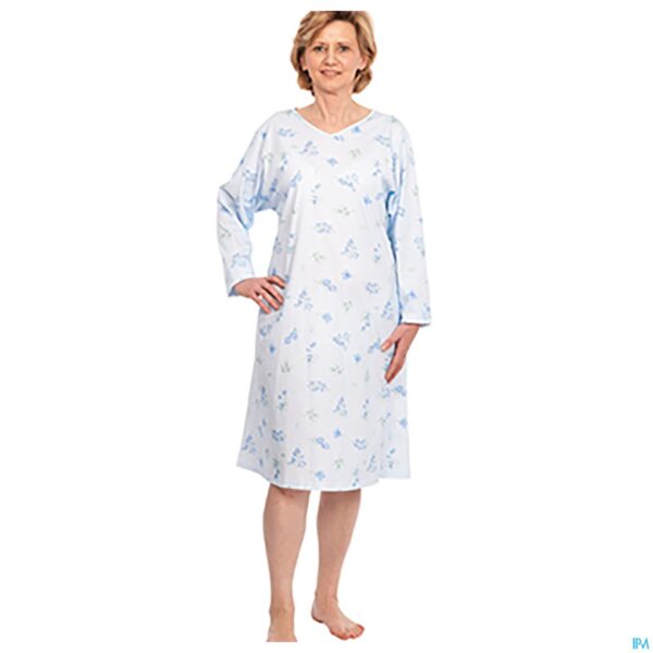 Productshot Suprima 4070 Patientenhemd Dame Blauw l-xl
