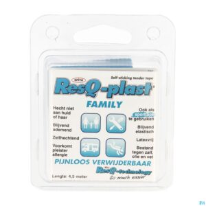 Packshot Resq-plast Family 4,5mx50mm Turquoise 1