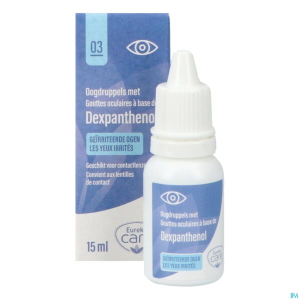 Productshot Eureka Care Oogdr.irrit.ogen Dexpanth.prov.b5 15ml