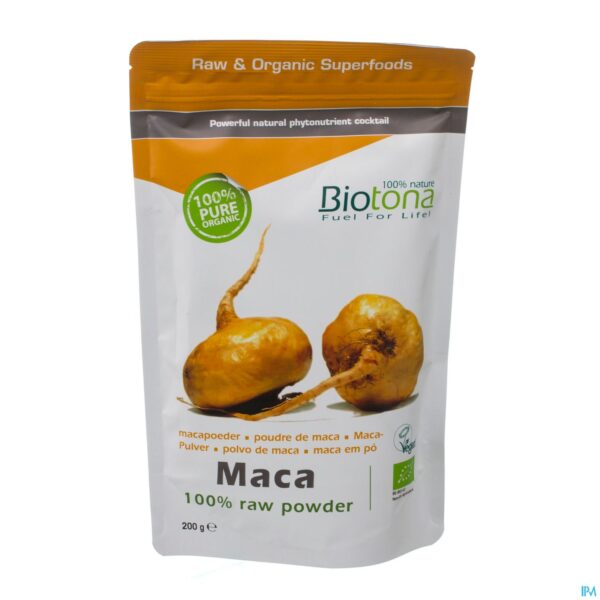 Packshot Biotona Maca Raw Powder 200g