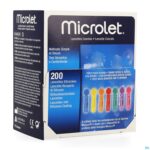 Packshot Bayer Microlet Lancetten Ster Gekleurd 200