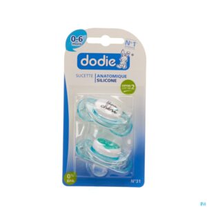 Packshot Dodie Fopspeen Boodschap 1lftd Sil. Ring Duo 2