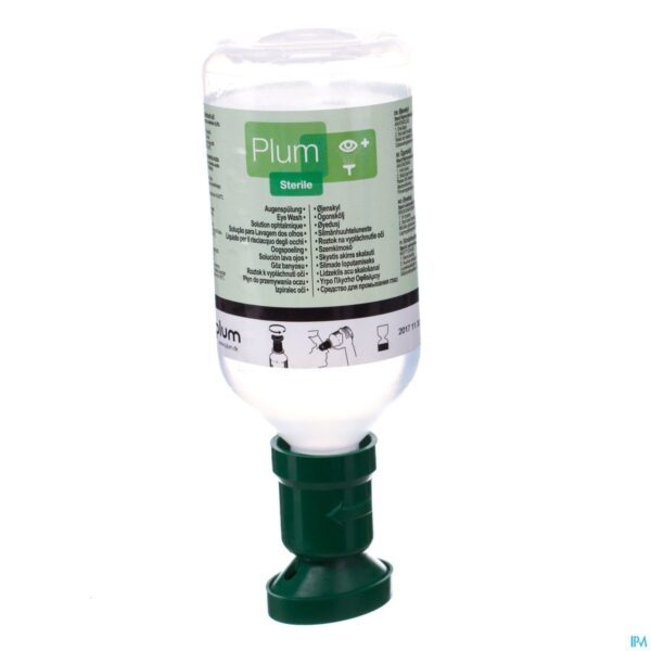 Packshot Oogspoeling Plum Nacl 500ml Covarmed
