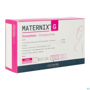 Packshot Maternix g Zwangerschap Caps 90