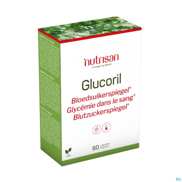 Packshot Glucoril  60 Caps Nutrisan