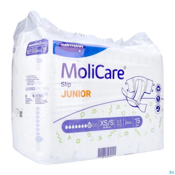 Packshot Molicare Slip Junior 8d Xs/s 15