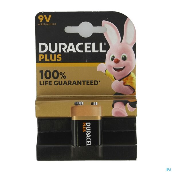 Packshot Duracell Mn1604/6lr61