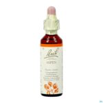 Packshot Bach Flower Remedie 02 Aspen 20ml Packshot Bach Flower Remedie 02 Aspen 20ml