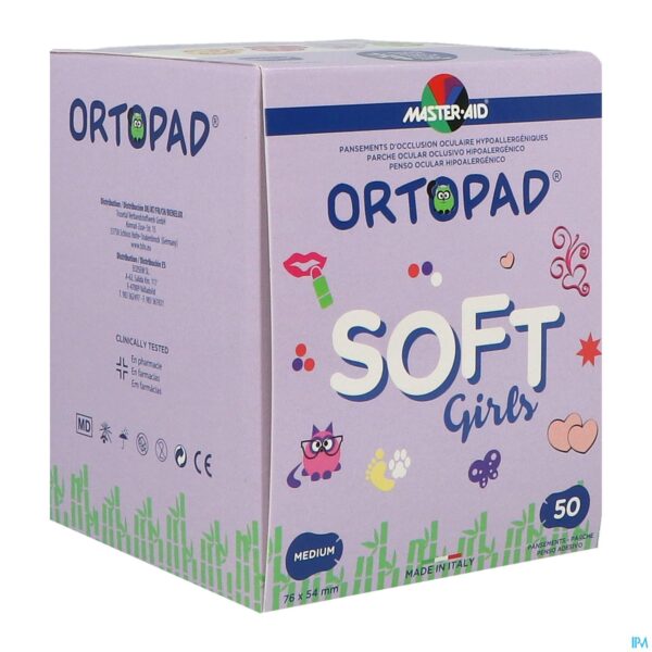 Packshot Ortopad Soft Girls Medium 76x54mm 50 72232