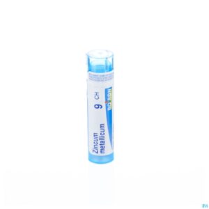 Packshot Zincum Metallicum 9ch Gr 4g Boiron